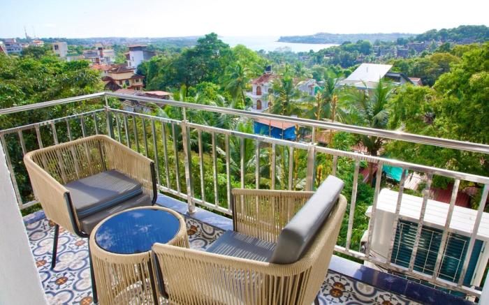 Sea View 3BHK Luxury Apt 10 Min From Candolim