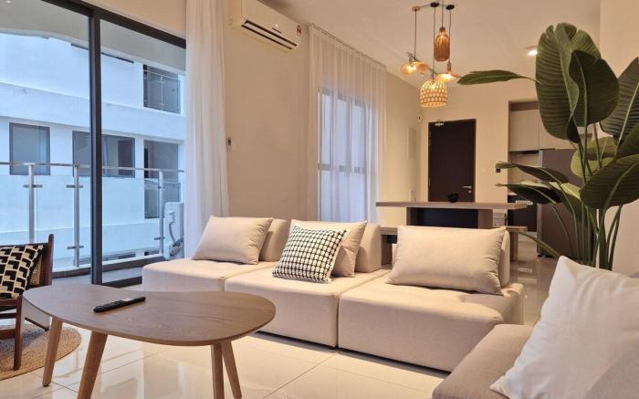 [Modern Sea View & City skyline] - 3 Rooms 6 Pax