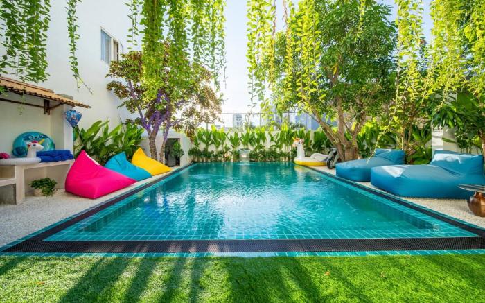 6Br-50m to MyKhe Beach-Sauna-Breakfast-Privatepool
