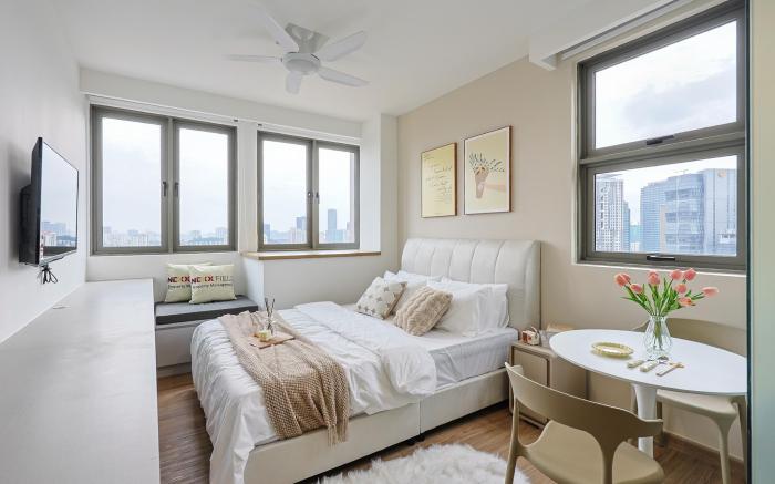 Warm cream-style 2pax studio Riveria by NEXX FIELD