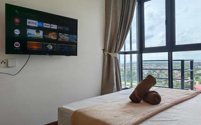 High Floor SunsetView Near Airport K Avenue 2-3Pax
