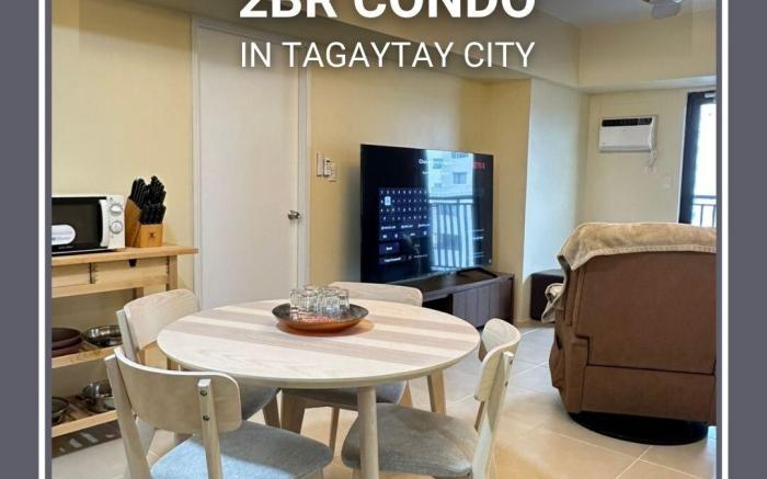 Cozy 2 Bedroom in Tagaytay | 100inTV & Parking