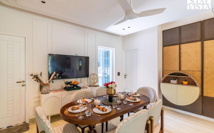 StayVista at Barton Estate w/ Outdoor Pool-Manesar