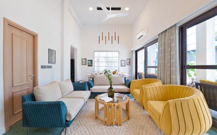 L-M309 3BHK villa with private pool, Anjua