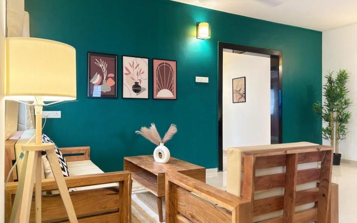 Spacious 2 BHK Near Airport by CozyCave | PLG401