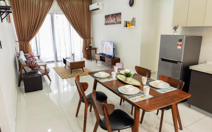 Captivating 3BR Family Home Danga Bay (ᵔᴥᵔ)