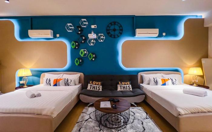 Cozy Ocean Blue Home @ Mount Austin JB 5 Pax