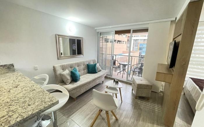M510-Apartaestudio en Av19 con balcon  parqueadero