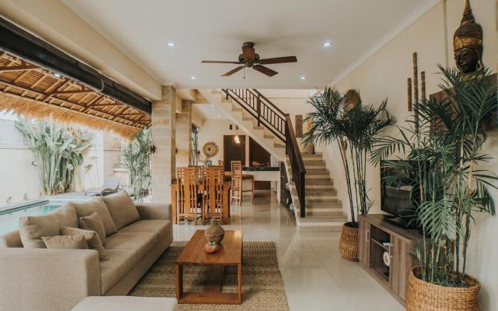 Stylish 2 bedrooms Villa with pool in Canggu TSL