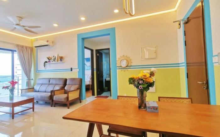 18Johor, nearCIQ, Danga bay Free parking 2BR@8pax