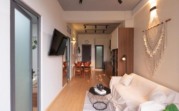 Apt 2Bdr 6pax Gorgeous Canal View Hoang Sa st Dic1