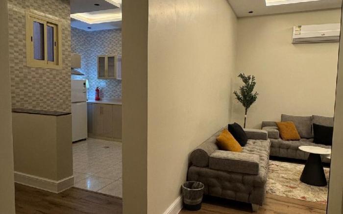 Luxury apartment with one bedroom and living room