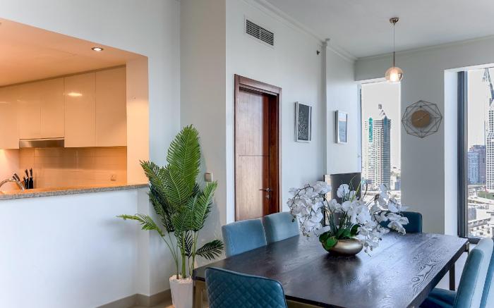 Elite LUX Holiday Homes - 3BR Full Burj Khalifa & Fountain Views in Downtown