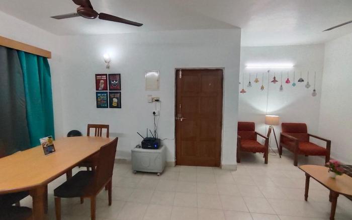 2BHK Near Calangute Beach With AC/WiFi/Backup- F2