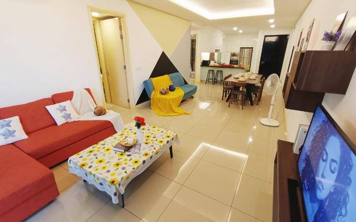 Shore 3BR 6-9 Pax - TVBox/WIFI/Garden View