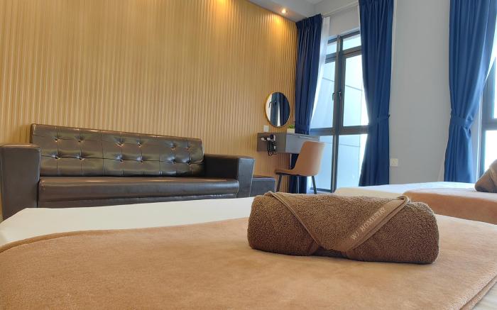 High Floor|Near Airport|Cozy Room|K Avenue 4 Pax