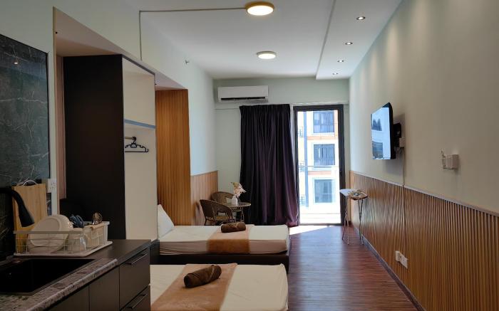 High Floor|Near Airport|Cozy Room|K Avenue 3 Pax