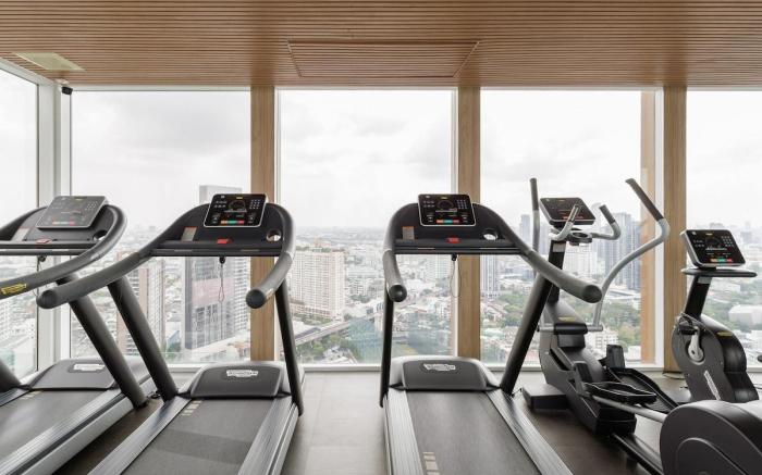 bts ekkamai 100m 无边泳池公寓 出行方便 智能电视 二房 -2