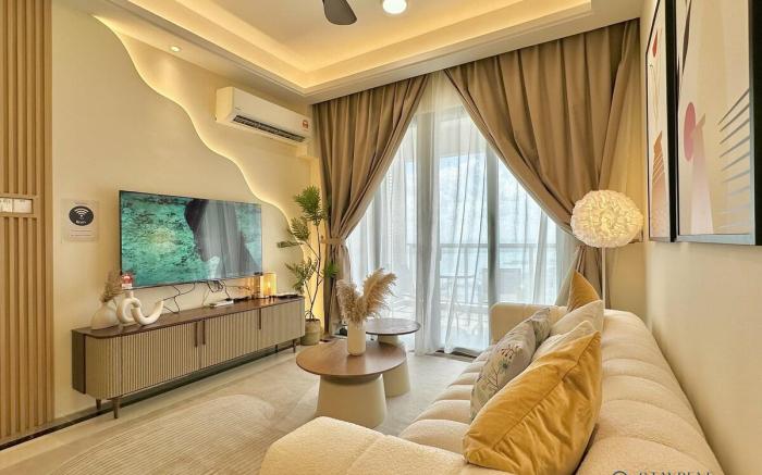 Muji•R&F SeineRegion 2Bedroom/5Pax•NearCIQ/SeaView