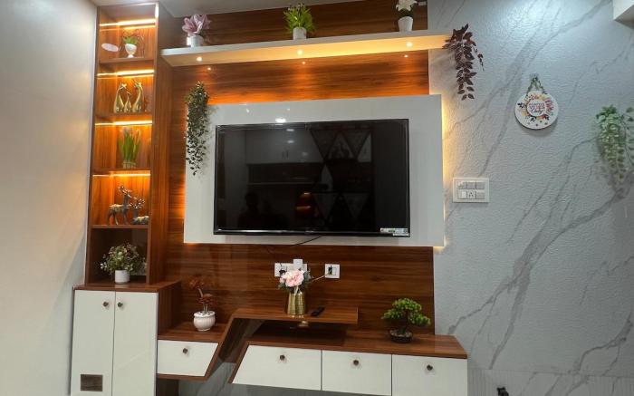 Atlas Homestays 1BHK 201 55" TV,