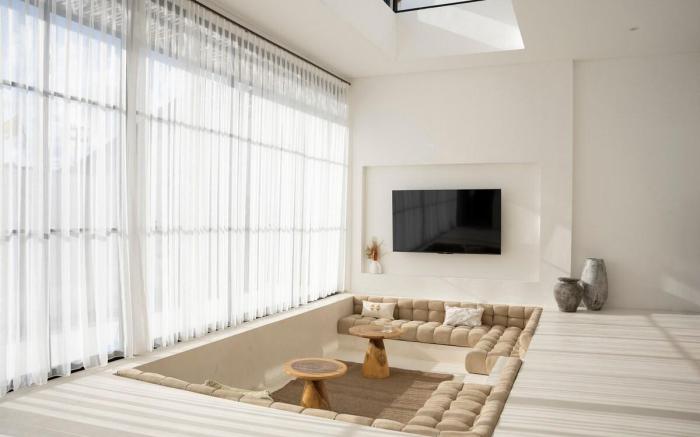 Stylish Designer Villa with Cozy Sunken Lounge