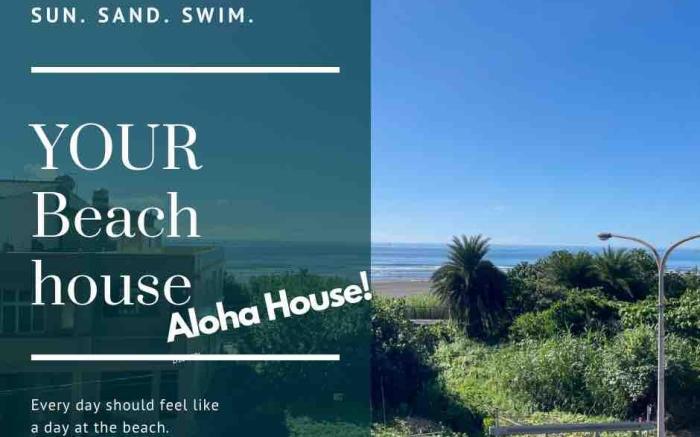 Aloha House 1分鐘到外澳沙灘，外澳車站3分鐘，親子友善，附Tesla充電站