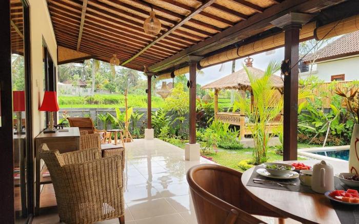 Peaceful Rice Field Villa w/ Pool, 15min to Ubud