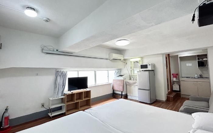 Skytree車站徒步5分  2套衛浴 2間套房 廚房 洗衣機 頂樓晴空塔觀景露台 電梯大樓AB1