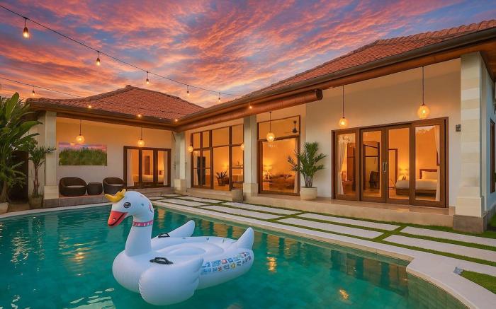 Private 3BR Villa Canggu 5min ride To Beach/ Finns
