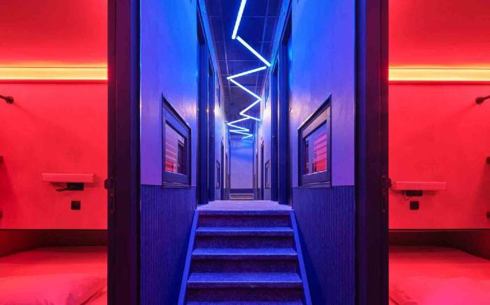 The Hyve Capsule hostel Amsterdam