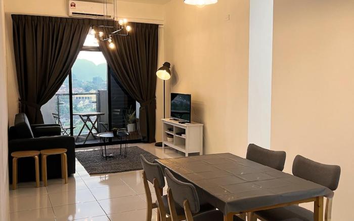 Ipoh City Comfort 3Br-5to8pax Near Town-cityscape 