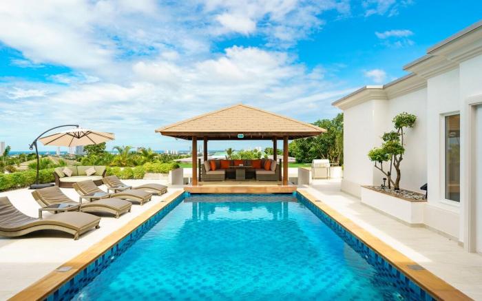 Sunset View Pool Villa 7BR/Sauna/Billiard/Dart/BBQ