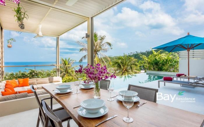 FLEX . NATURAL MYSTIC 3br-Pool, Panoramic Sea View