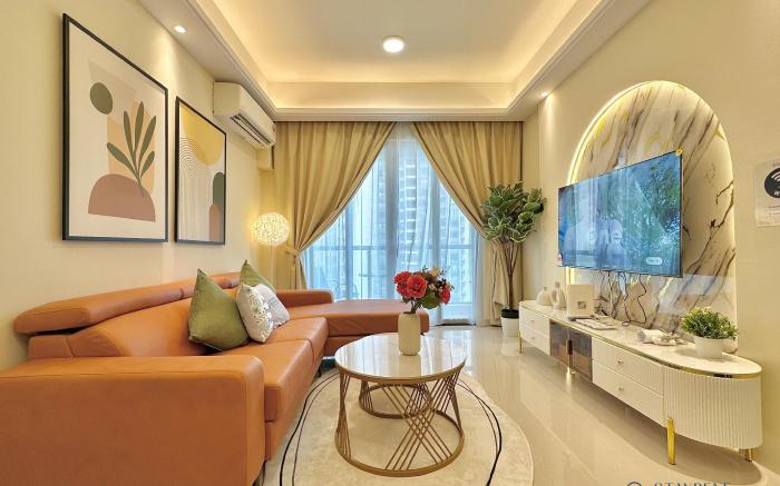 R&F SeineRegion•3BR/5Pax/Balcony/PoolView/NearCIQ