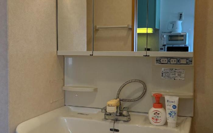 A高级公寓，天下茶屋站步行3分，直达机场/Nanab/通天阁/方便前往京都/奈良/可住2人，703