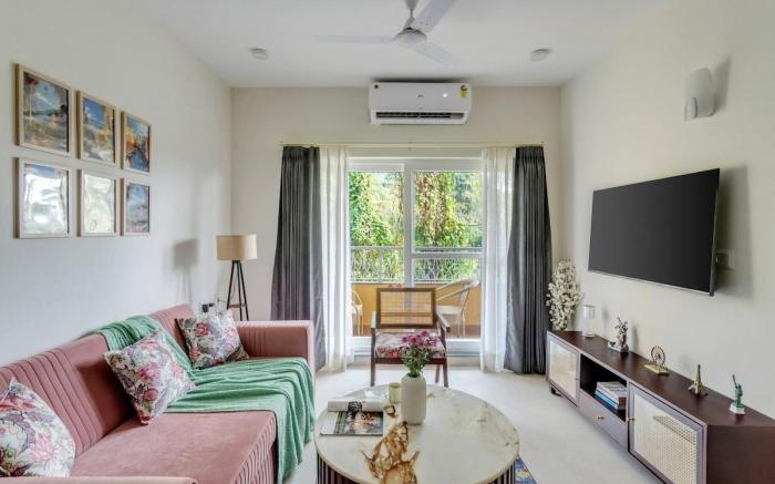 Soulscape 1BHK w/ Pool, Candolim, North Goa