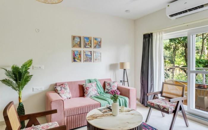 Soulscape 1BHK w/ Pool, Candolim, North Goa