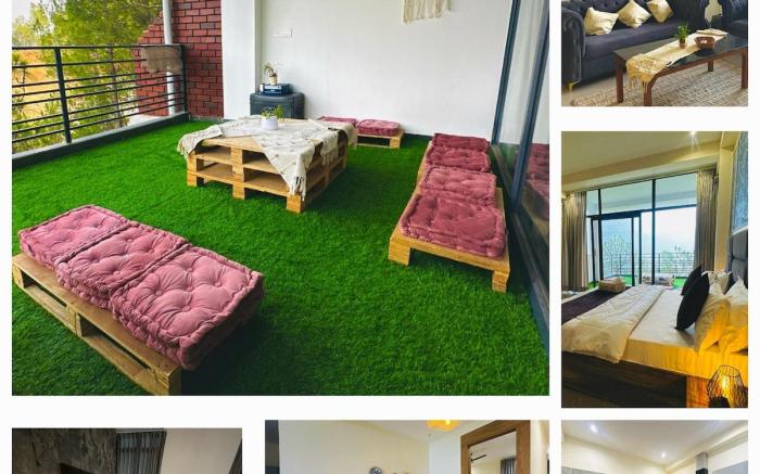 Hill View 2BHK•Kasauli AC•RooftopCafé/Parking