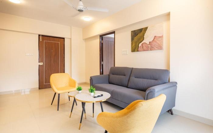 Modern 2 BHK Service Apartment in BKC, Mumbai
