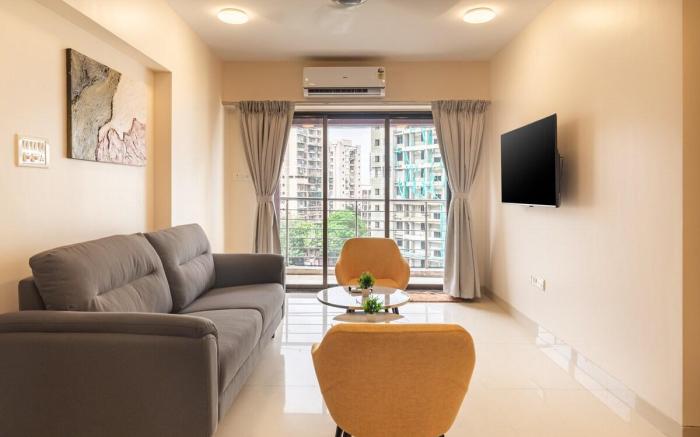 Modern 2 BHK Service Apartment in BKC, Mumbai