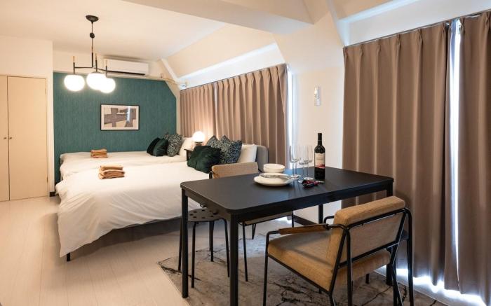 新宿駅徒歩9分の好立地！最大5名様宿泊可能！プリネッツ新宿ビル4F