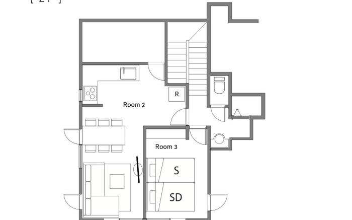 Villa Louisa/Retreat in mountains of Furano
