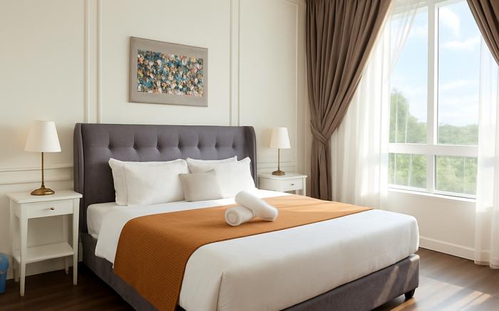 AE HOME TROIKA RESIDENCE STAY 2 BEDROOM # Netflix