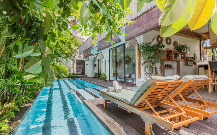 Luxury 3BR Pool Ricefield Villa Ubuntu near Canggu