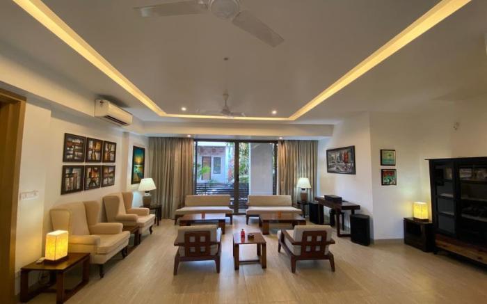Hi5 Stays Luxe 3BHK with Private Pool in NorthGoa