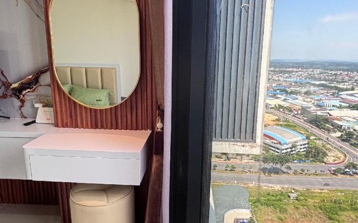 Studio Apt City View Pollux Habibie High Floor