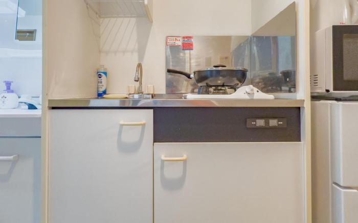 晴空塔｜押上站步行1分钟｜26㎡大床房带阳台电梯｜独立卫浴｜生活用品家电齐全｜旅行生活交通购物全便利