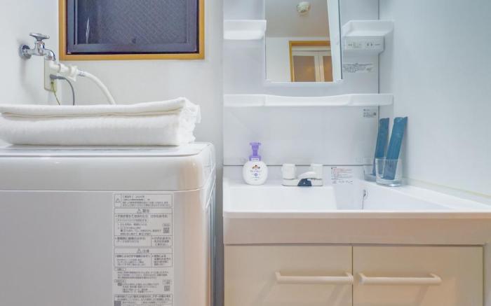 晴空塔｜押上站步行1分钟｜26㎡双床房带阳台电梯｜独立卫浴｜生活用品家电齐全｜旅行生活交通购物全便利