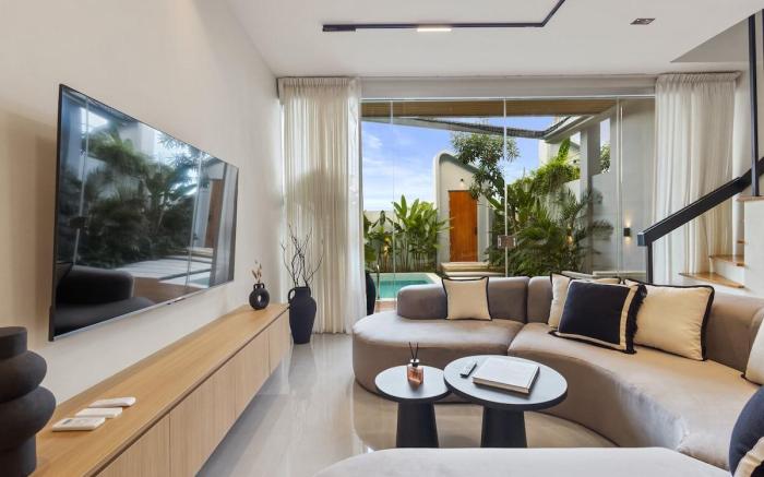 Modern 2BR Design Haven with green views, rooftop