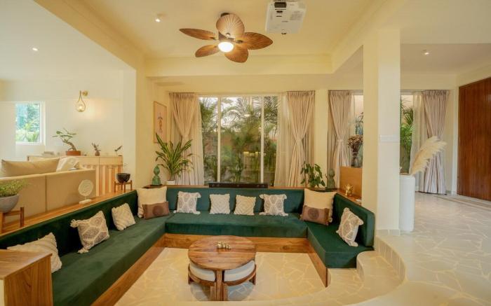 SaffronStays Oslo | Luxe 4BR w/ Pool near Vagator